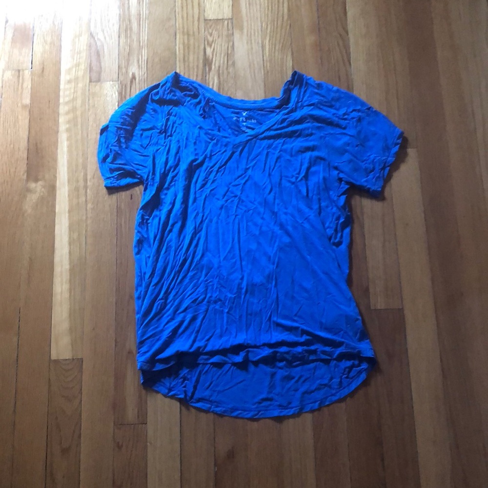 Blue V-Neck